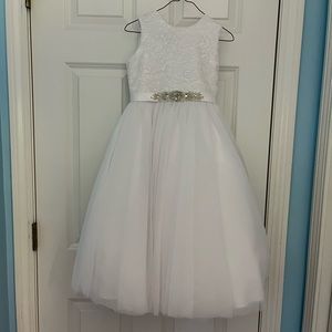 Joan Calabrese flower girl/first communion dress